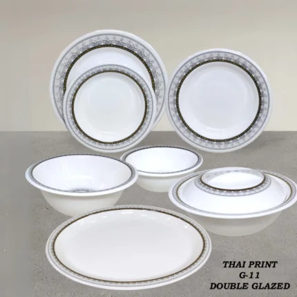 Printed Melamine Double Glazed Loose Dinner Range