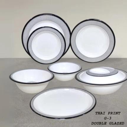 Printed Melamine Double Glazed Loose Dinner Range