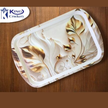 Printed Melamine Jumbo Size Tray For Serving