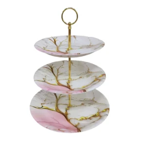 Printed Pastry and Cake 3 Tier Stand