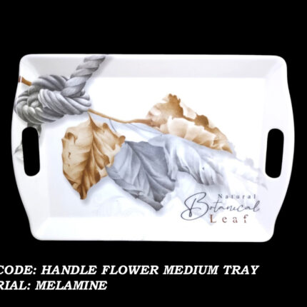 Printed Melamine Serving Handle Tray in 3 Sizes – Small, Medium, and Large
