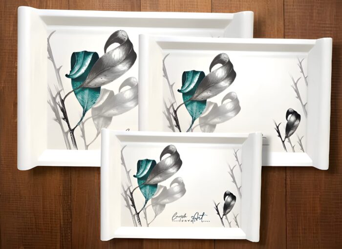 Printed Melamine Serving Tray in 3 Sizes – Small, Medium, and Large