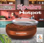 Signature Large Hot Pot with Glass Lid – 1 Piece in Red Color For Food Storage