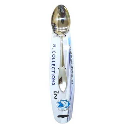Stainless Steel 2 Pcs Oval Curry Spoon Set For Serving