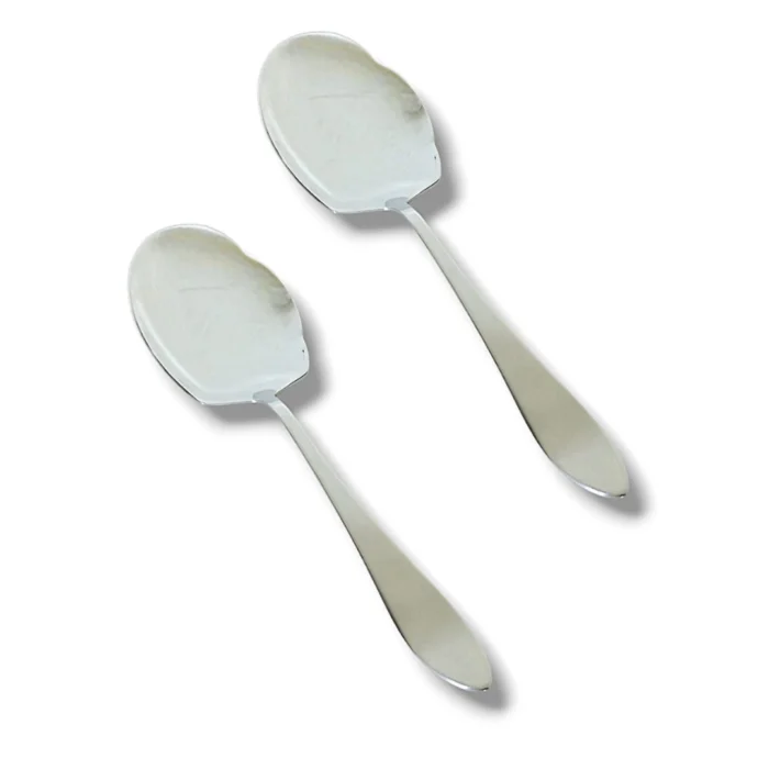 Stainless steel 2 pcs rice big panja set for serving rice