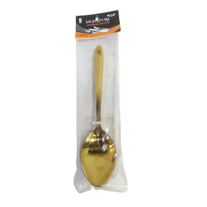 Stainless Steel 6 Pcs Golden Table Spoon For Dining