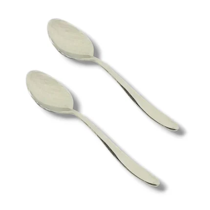 6 Pcs Stainless Steel Dessert Spoon for Dining