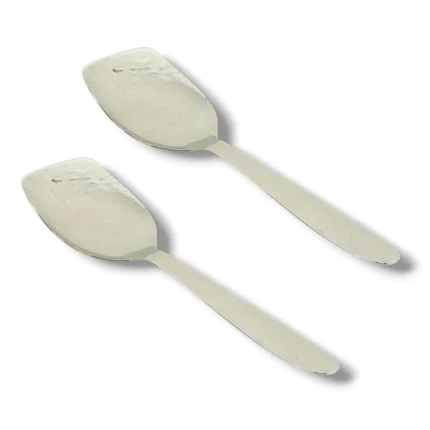 2 Pcs Stainless Steel Rice Serving Small Panja for Serving Rice