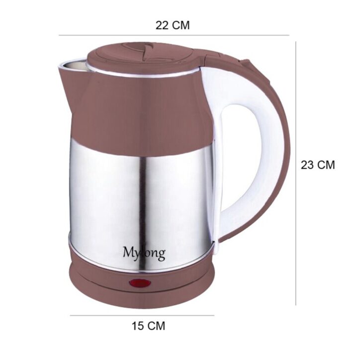 Mylong 1.8 Liters Electric Jug Kettle in Light Brown Color