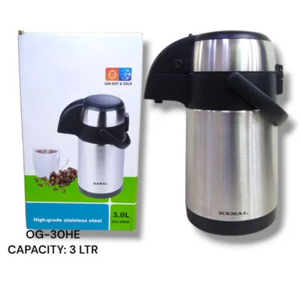 3 Liter Stainless Steel Flask for Hot and Cold Beverages