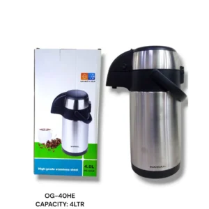 4 Liter Stainless Steel Vacuum Flask for Hot and Cold Beverages