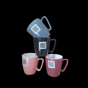 6 piece pack of ceramic porcelain mug