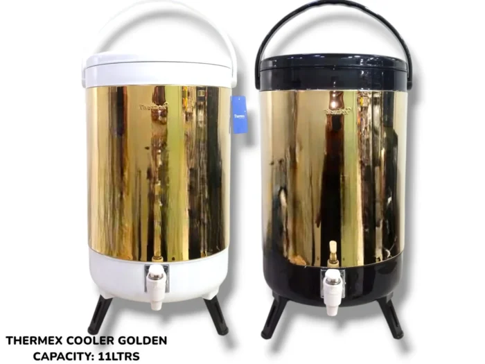 11 Liter Water Golden Color Cooler for Home and Outdoor Use