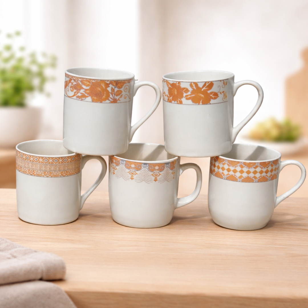 Ceramic Porcelain Half Printed Small Mug Ceramic Porcelain Half Printed Small Mug