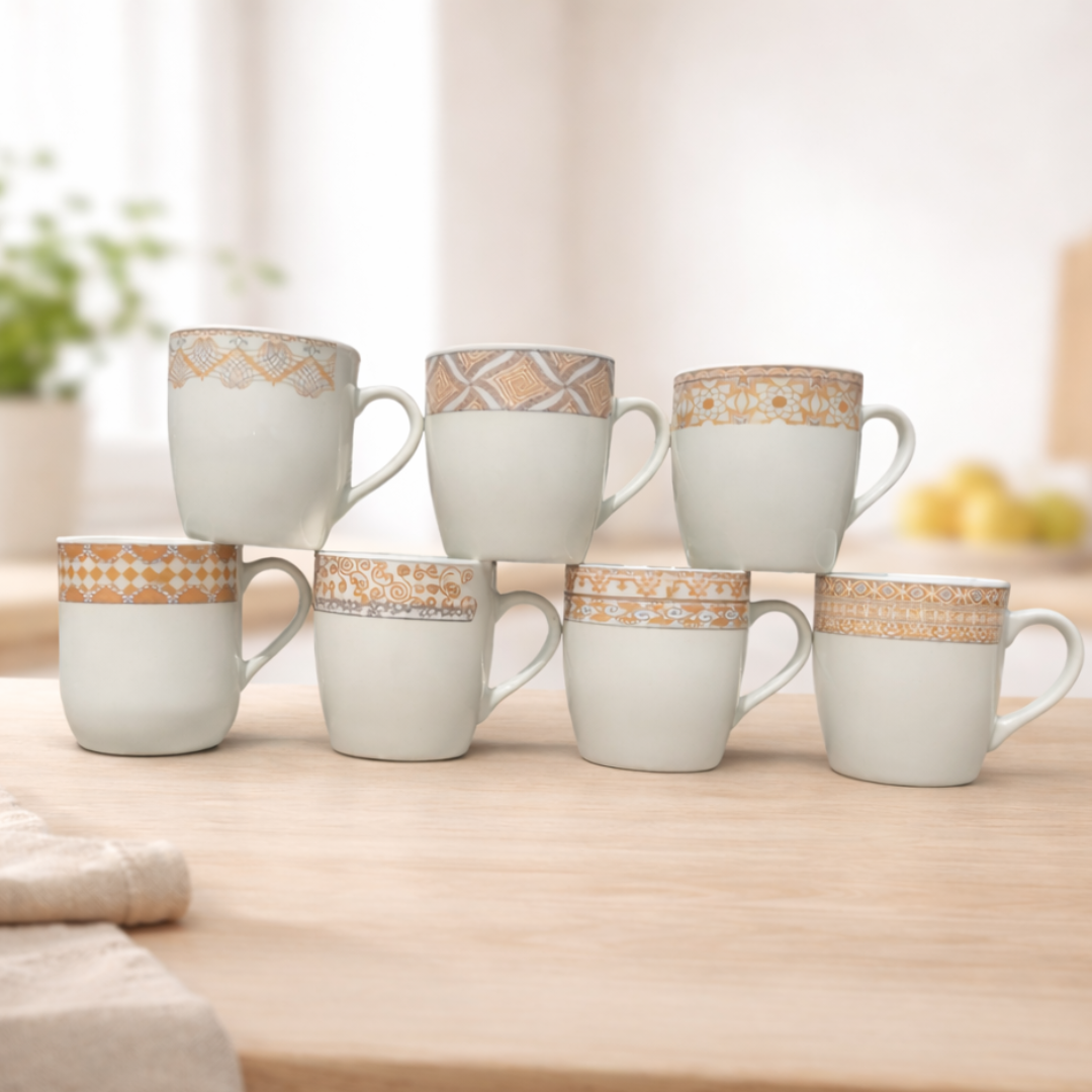Ceramic Porcelain Half Printed Small Mug Ceramic Porcelain Half Printed Small Mug