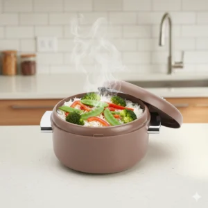 🥘 Dinner Food Warmer Hotpot in 5 Liter in Beige Color