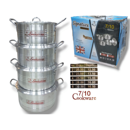 Signature 8 Pieces Metal Finish Pateli Set