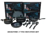 Signature Non Stick Cookware Set of 17 Pieces