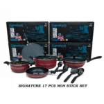 Signature Non Stick Cookware Set of 17 Pieces