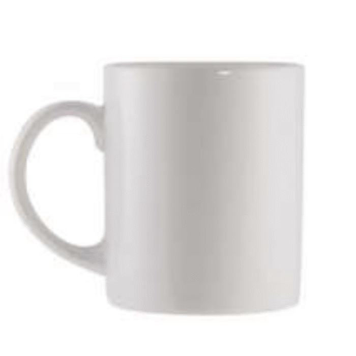 Ceramic Porcelain Juice Mug Pack of 6 Pieces For Drinking in White Color