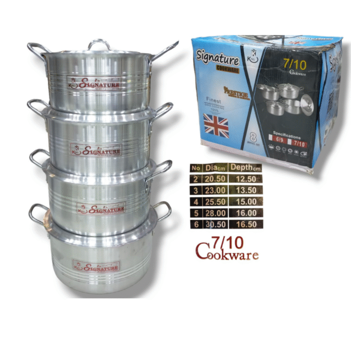 Signature 8 Pieces Metal Finish Set