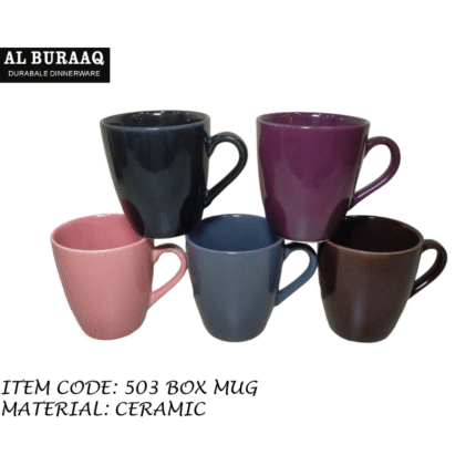 Ceramic Porcelain Mug Pack of 6 Pieces For Drinking