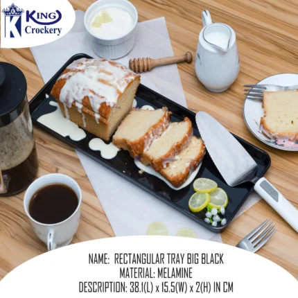 melamine big size rectangular tray for serving