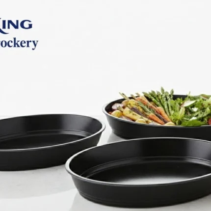 Melamine Black Color Dish For Serving
