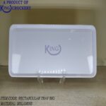 Melamine White Color Big Rectangular Tray For Serving