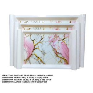 printed melamine serving tray