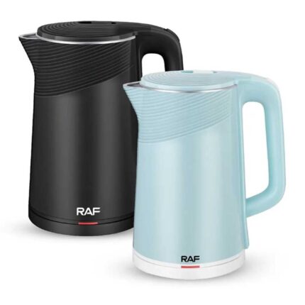 RAF 2.3 Liters Electric Kettle in Black and Light Blue Color
