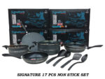 Uploaded to: Signature Non Stick 17 Pieces Set in Black Color