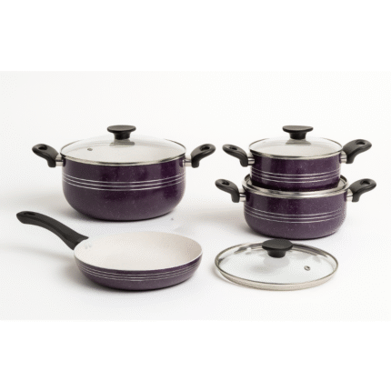 Signature Non Stick Marble Coating Turkish 17 Pieces Set
