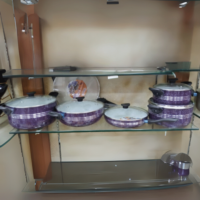 Signature Non Stick Marble Coating Turkish 17 Pieces Set