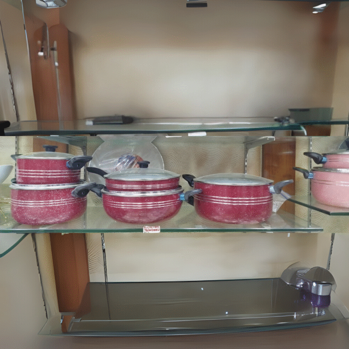 Signature Non Stick Marble Coating Turkish 17 Pieces Set