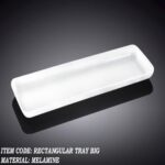 White Melamine Big Tray For Serving