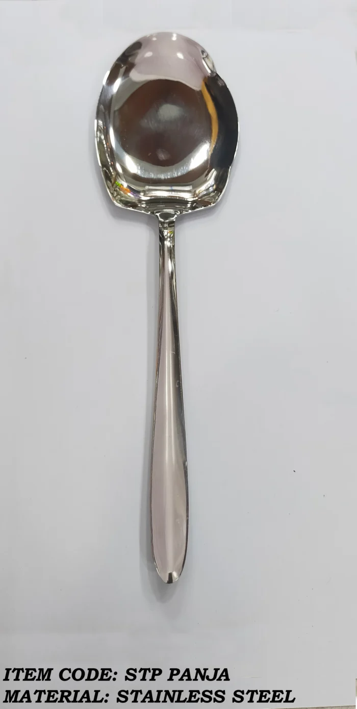 2 Pcs Stainless Steel Rice Serving Big Panja For Serving Rice
