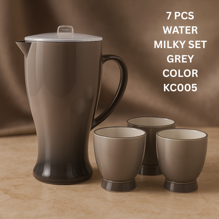 7 Pcs Acrylic Water Set which includes 6 Pcs Tumbler+ 1 Pcs Pitcher