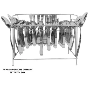 77 Pcs 8 Persons Stainless Steel Cutlery Set With Box