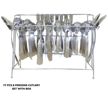 77 Pcs Cutlery Set With Box –(For 8 Persons)