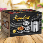Signature 4-Piece Gift Pack in Grey Color Which Includes 3 Hot Pots + 1 Cooler