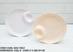 Tray For Serving in White and Beige Color