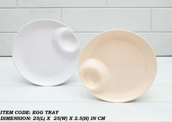 Tray For Serving in White and Beige Color