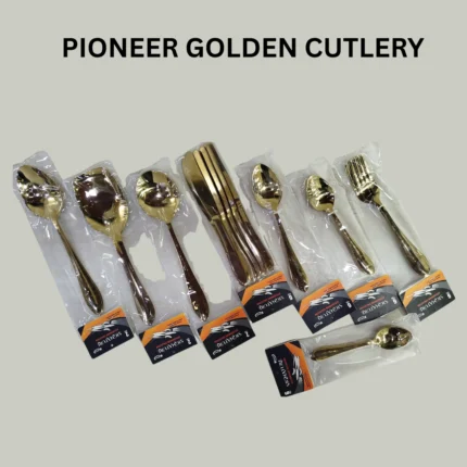 Golden Color Loose Cutlery Items for Dining and Serving