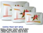 Melamine 3 Pieces Serving Tray Set