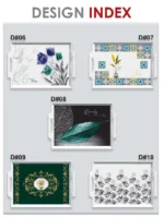 Melamine 4 Pieces Tray Set