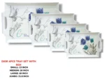 Melamine 4 Pieces Tray Set