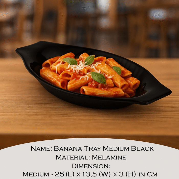 Medium tray size for serving