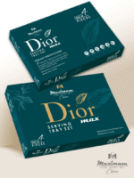 4 Pieces Melamine Dior Printed Serving Tray Set