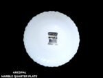 arcopal marble quarter plate for dining